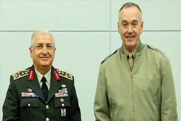 محورهای دیدار رؤسای ستادکل ارتش ترکیه و آمریکا