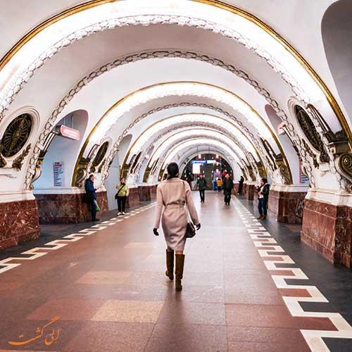 زیباترین ایستگاه های متروی سنت پترزبورگ